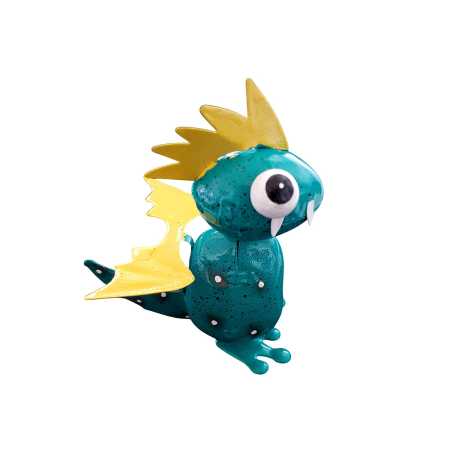 Lustige Metall Drachen Grün